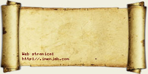 Jana Kosanović vizit kartica